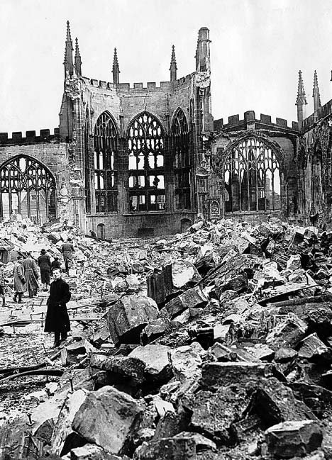 Coventry Cathedral, 1940
